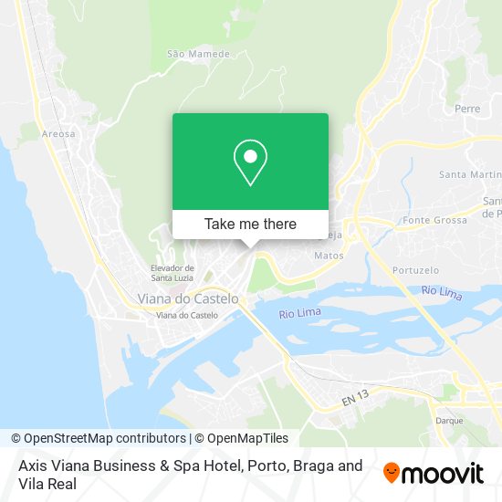 Axis Viana Business & Spa Hotel map