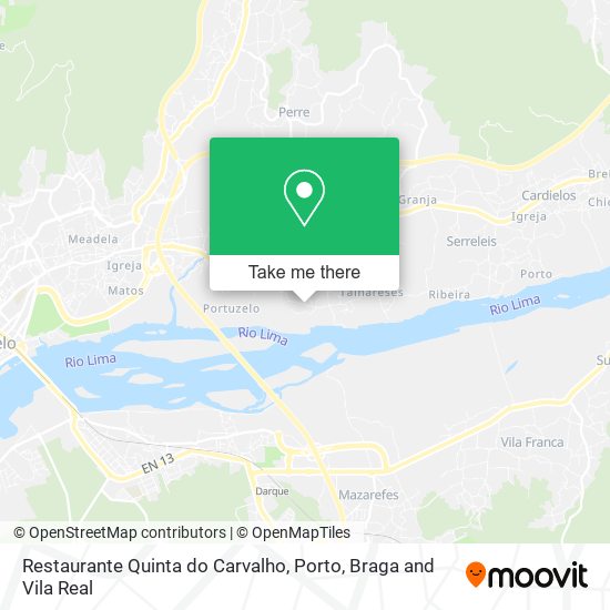 Restaurante Quinta do Carvalho map
