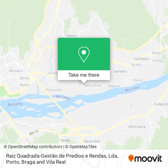 Raiz Quadrada-Gestão de Predios e Rendas, Lda map