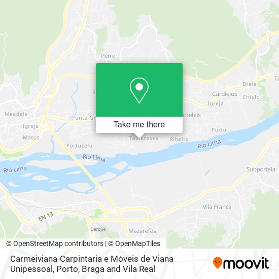 Carmeiviana-Carpintaria e Móveis de Viana Unipessoal map