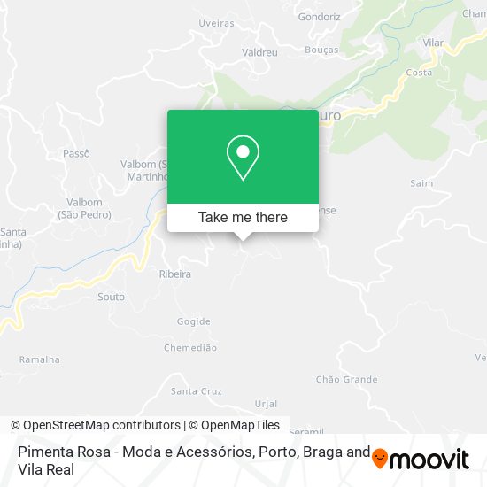 Pimenta Rosa - Moda e Acessórios mapa