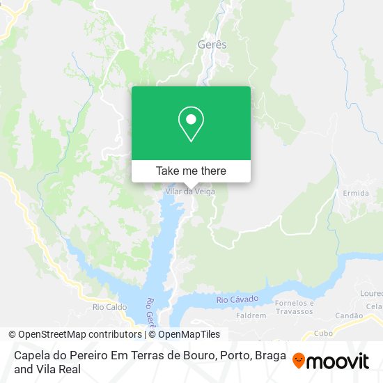 Capela do Pereiro Em Terras de Bouro map