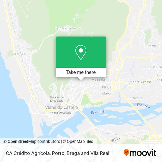 CA Crédito Agrícola mapa