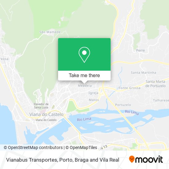 Vianabus Transportes mapa