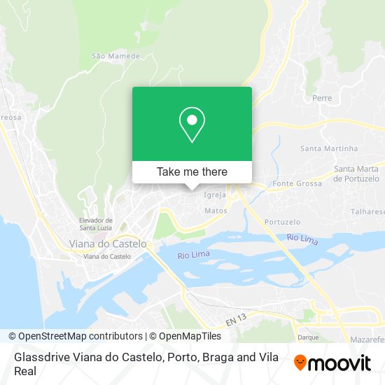Glassdrive Viana do Castelo map