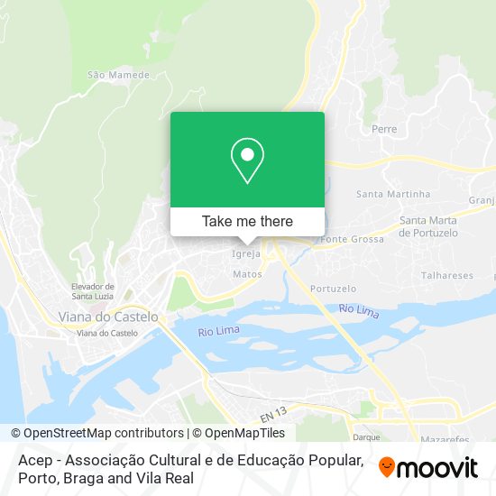 Acep - Associação Cultural e de Educação Popular map