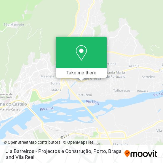 J a Barreiros - Projectos e Construção map