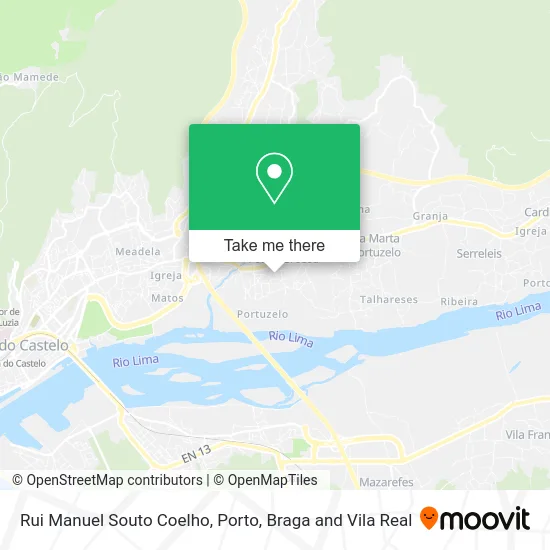 Rui Manuel Souto Coelho map