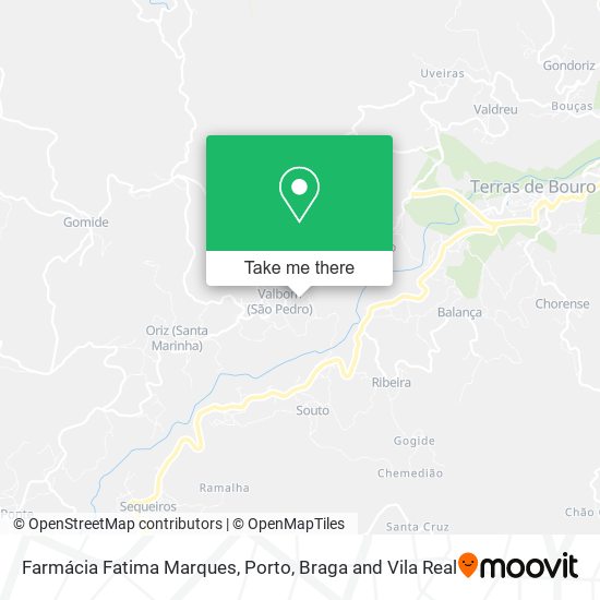 Farmácia Fatima Marques mapa