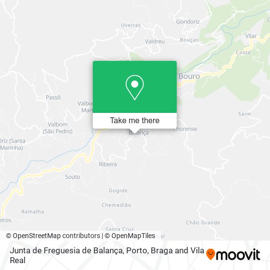 Junta de Freguesia de Balança map
