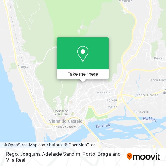 Rego, Joaquina Adelaide Sandim map