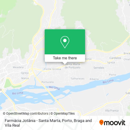 Farmácia Jotânia - Santa Marta map