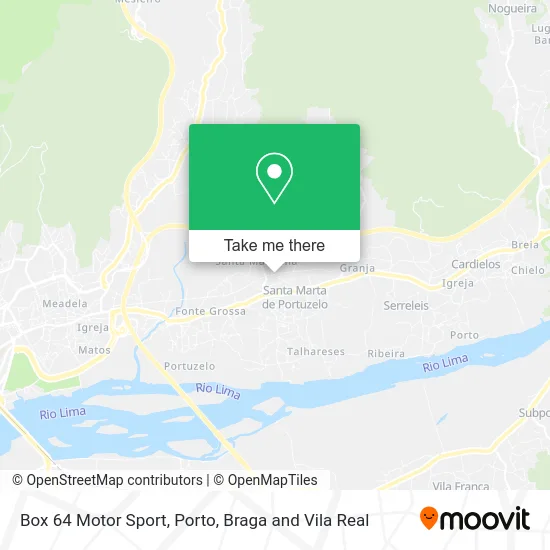 Box 64 Motor Sport map