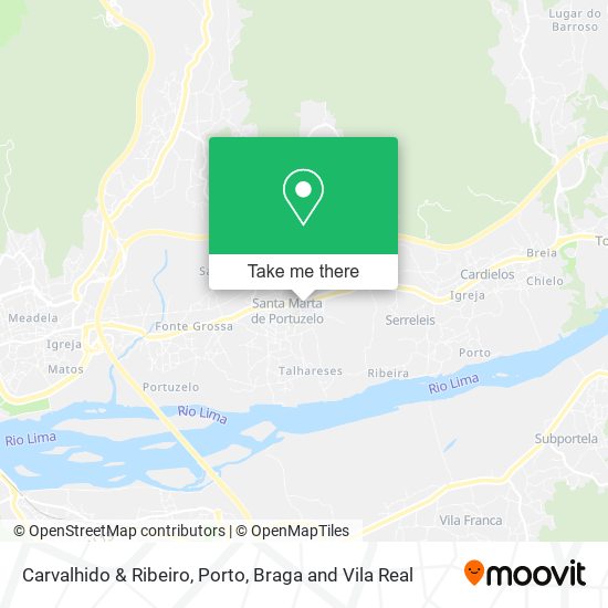 Carvalhido & Ribeiro mapa