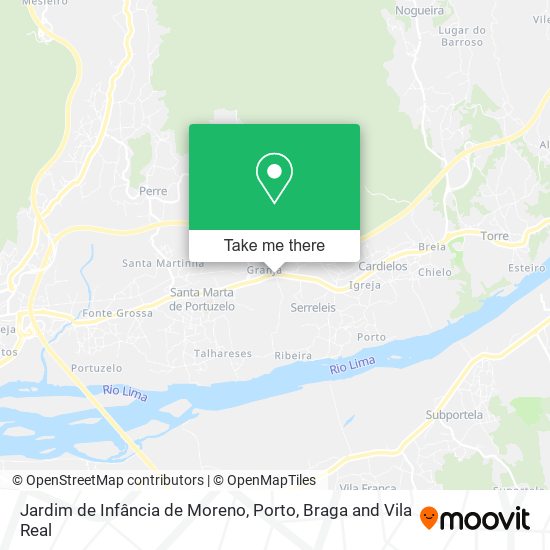 Jardim de Infância de Moreno map