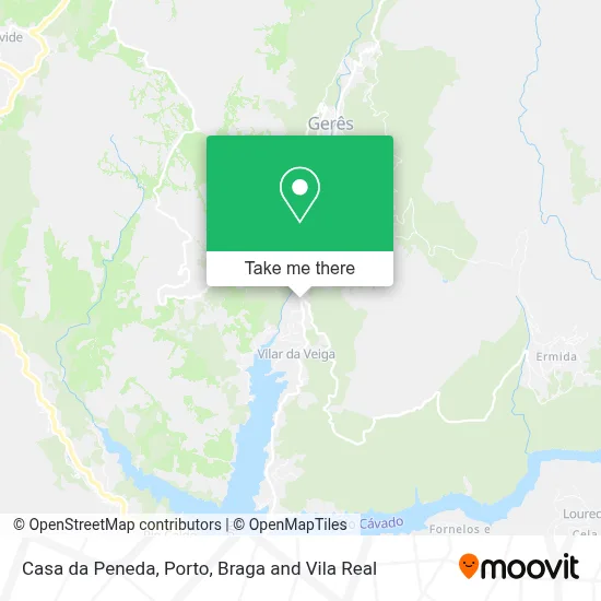 Casa da Peneda map