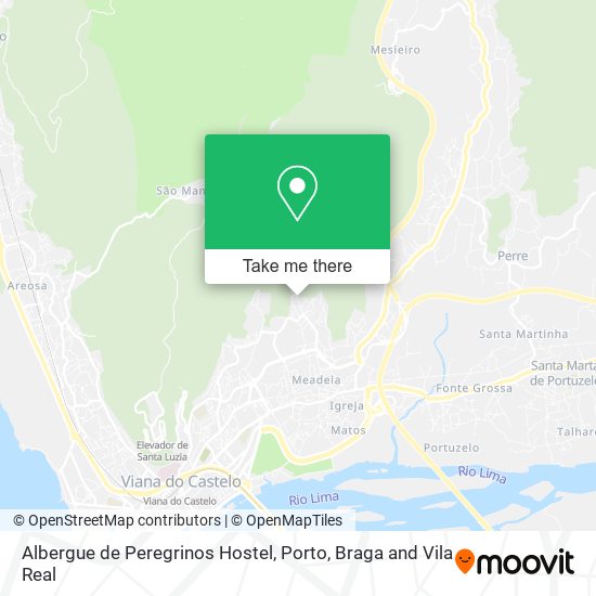 Albergue de Peregrinos Hostel map