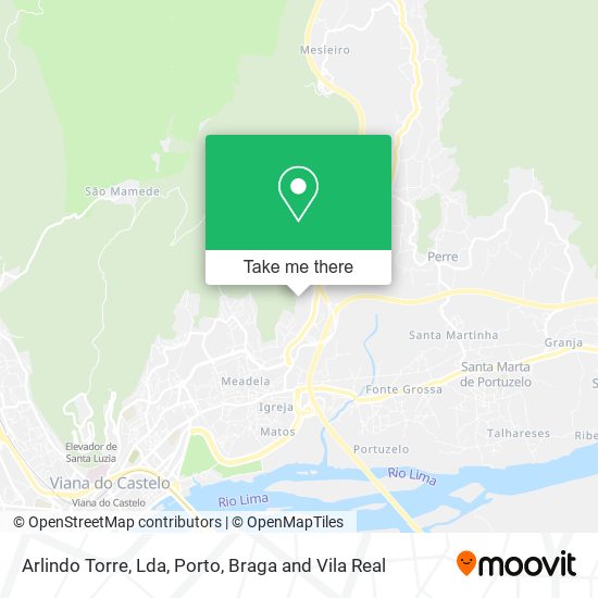 Arlindo Torre, Lda map