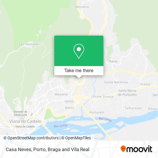 Casa Neves map