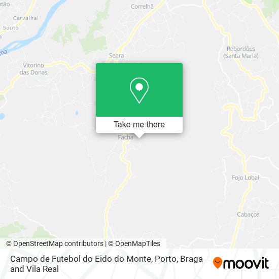 Campo de Futebol do Eido do Monte map