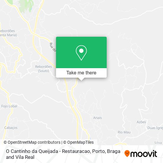 O Cantinho da Queijada - Restauracao mapa