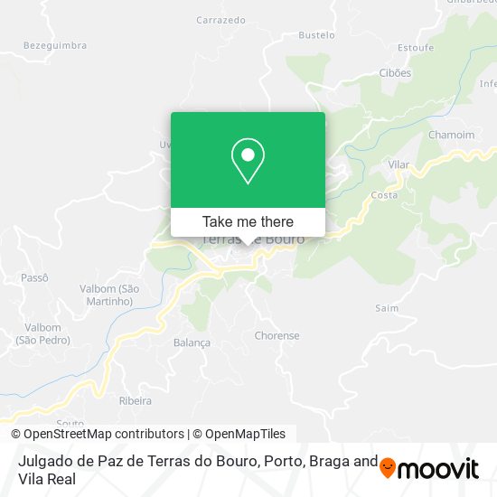 Julgado de Paz de Terras do Bouro map