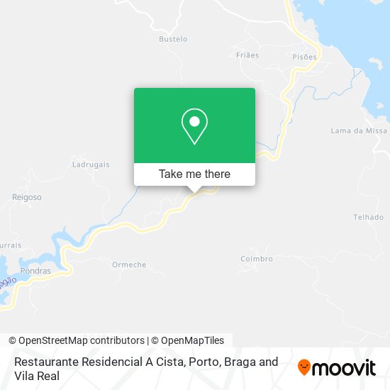 Restaurante Residencial A Cista map