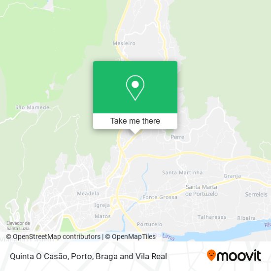 Quinta O Casão map