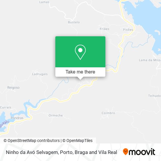Ninho da Avó Selvagem map