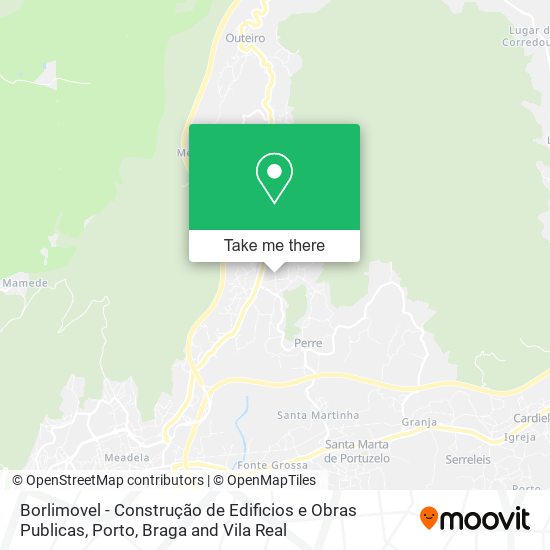 Borlimovel - Construção de Edificios e Obras Publicas mapa