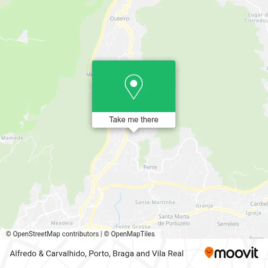 Alfredo & Carvalhido map