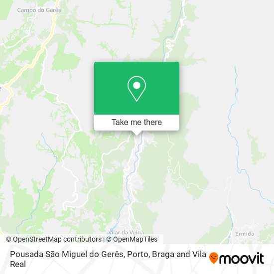 Pousada São Miguel do Gerês map