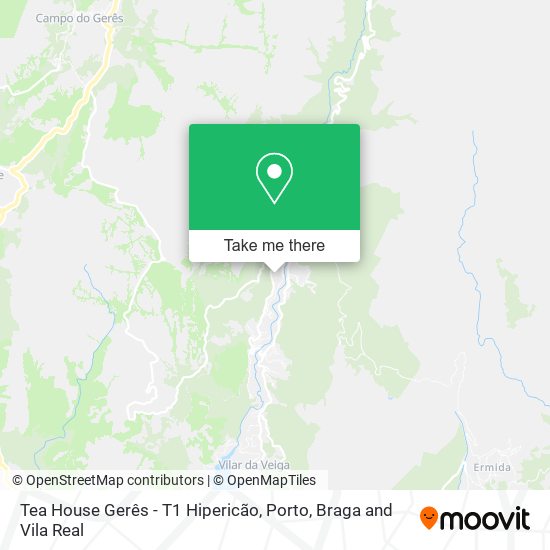 Tea House Gerês - T1 Hipericão map