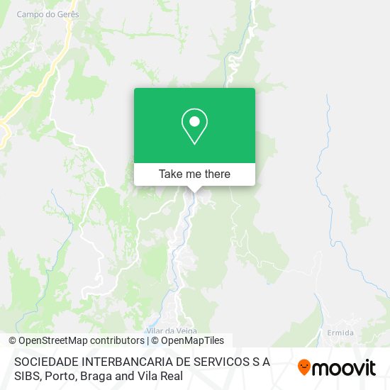 SOCIEDADE INTERBANCARIA DE SERVICOS S A SIBS map