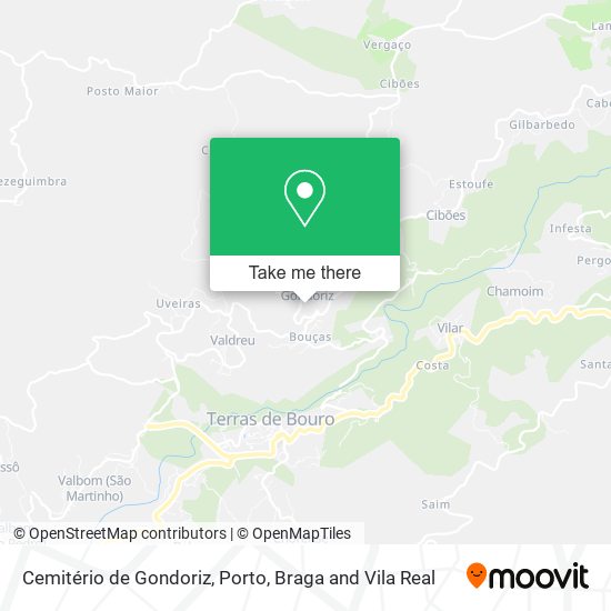 Cemitério de Gondoriz map