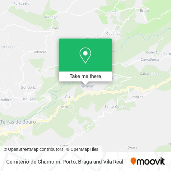 Cemitério de Chamoim map