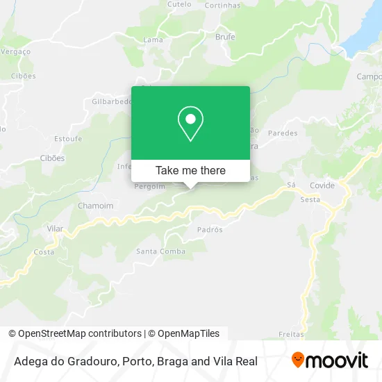 Adega do Gradouro map