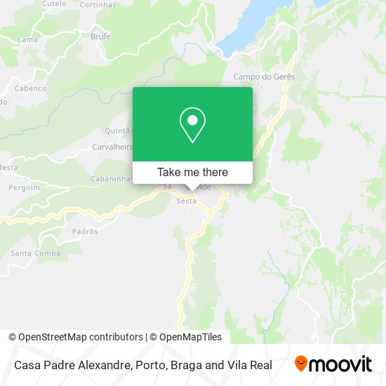 Casa Padre Alexandre mapa