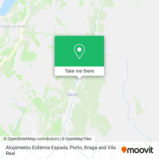 Alojamento Eufémia Espada map