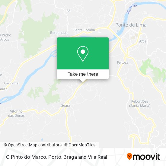 O Pinto do Marco mapa