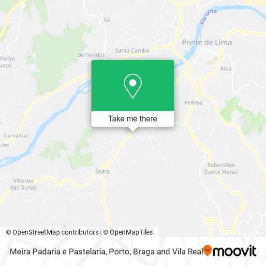 Meira Padaria e Pastelaria map