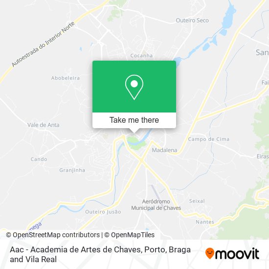 Aac - Academia de Artes de Chaves map