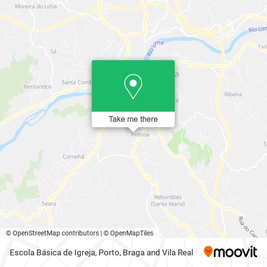 Escola Básica de Igreja map