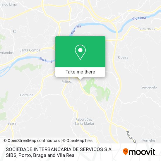 SOCIEDADE INTERBANCARIA DE SERVICOS S A SIBS mapa