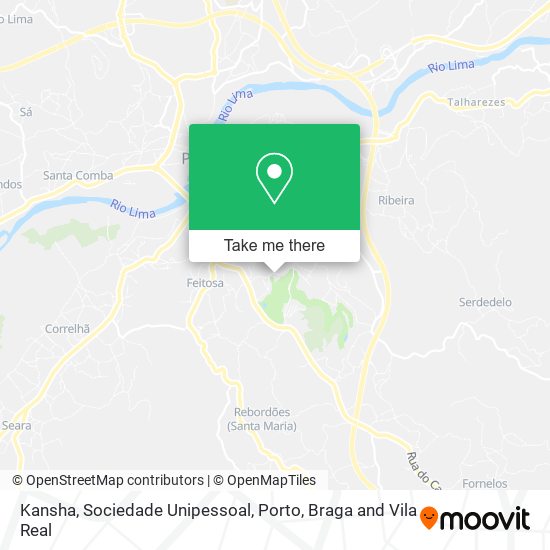 Kansha, Sociedade Unipessoal mapa