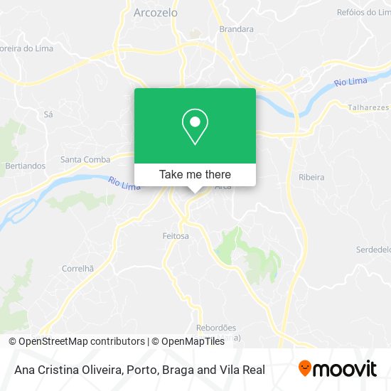 Ana Cristina Oliveira map