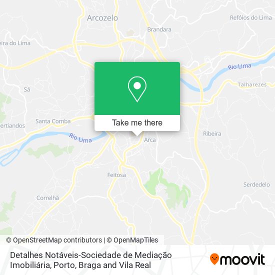 Detalhes Notáveis-Sociedade de Mediação Imobiliária mapa