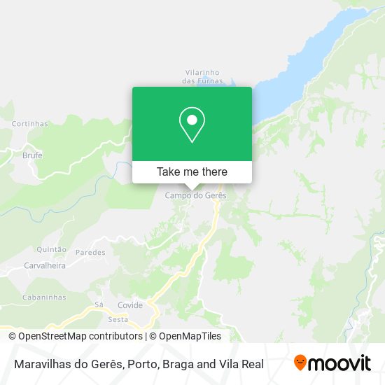 Maravilhas do Gerês map
