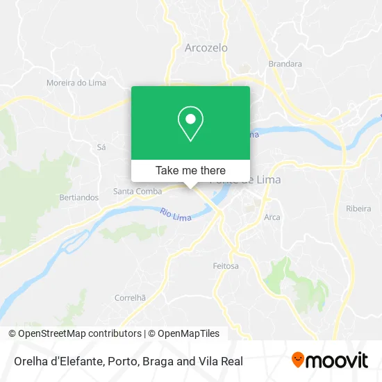 Orelha d'Elefante map