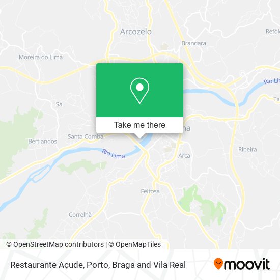Restaurante Açude mapa